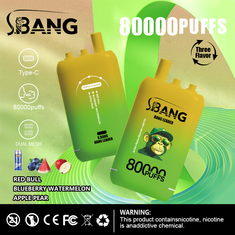 Bang Leader 80000パフ 卸売対応 使い捨て電子タバコ