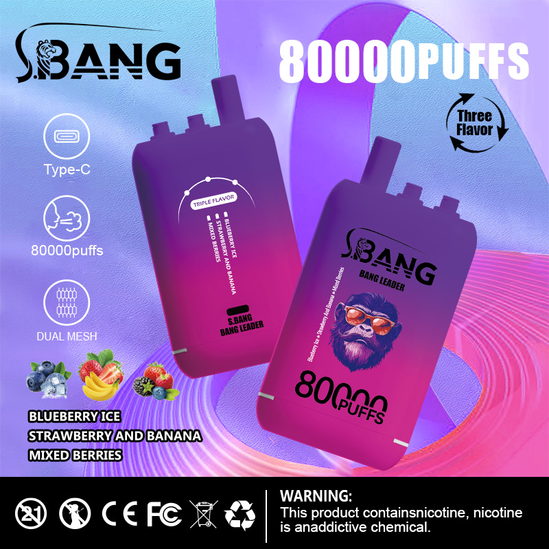 Bang Leader 80000パフ 卸売対応 使い捨て電子タバコ