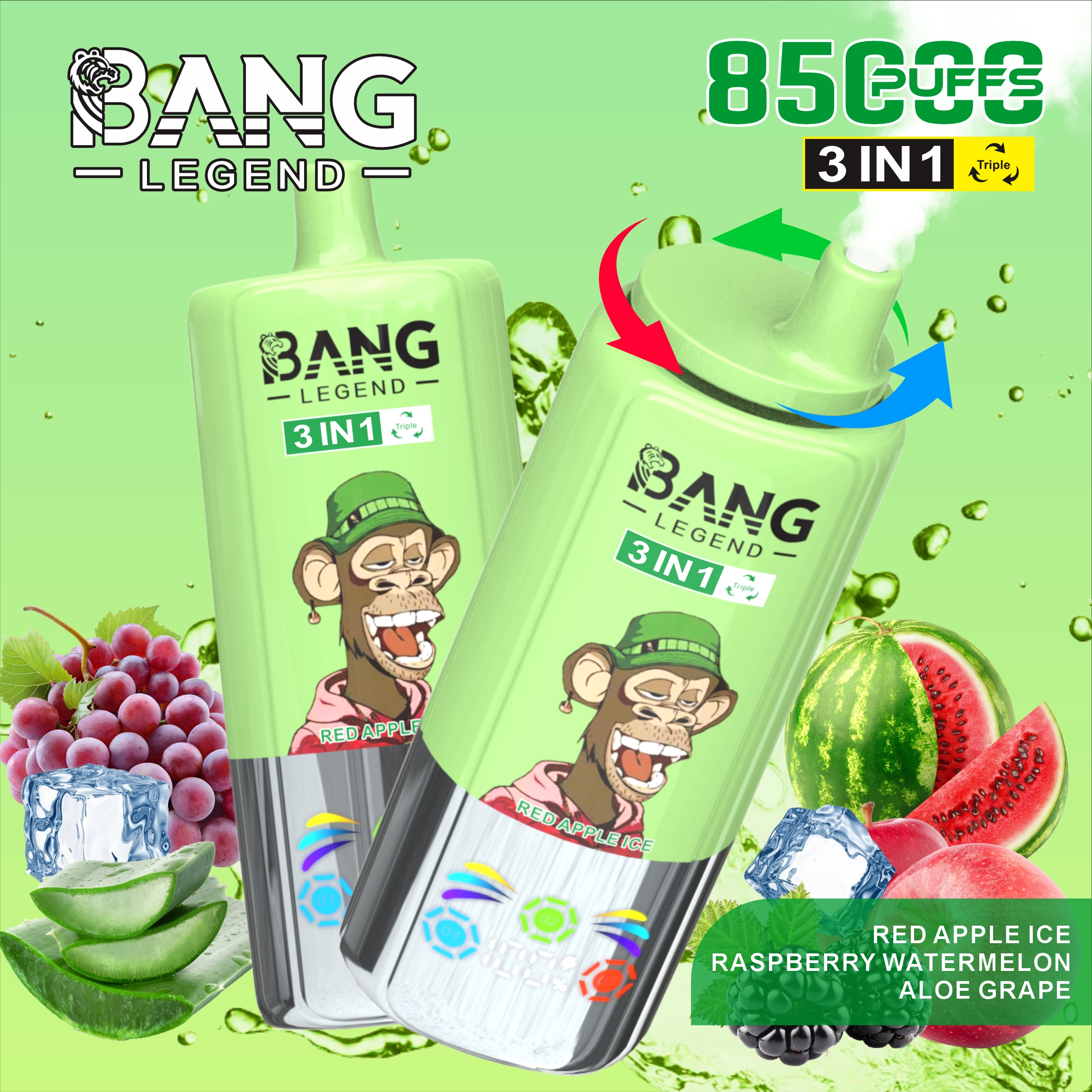 Bang Legend 85000 Puffs – 3 in 1