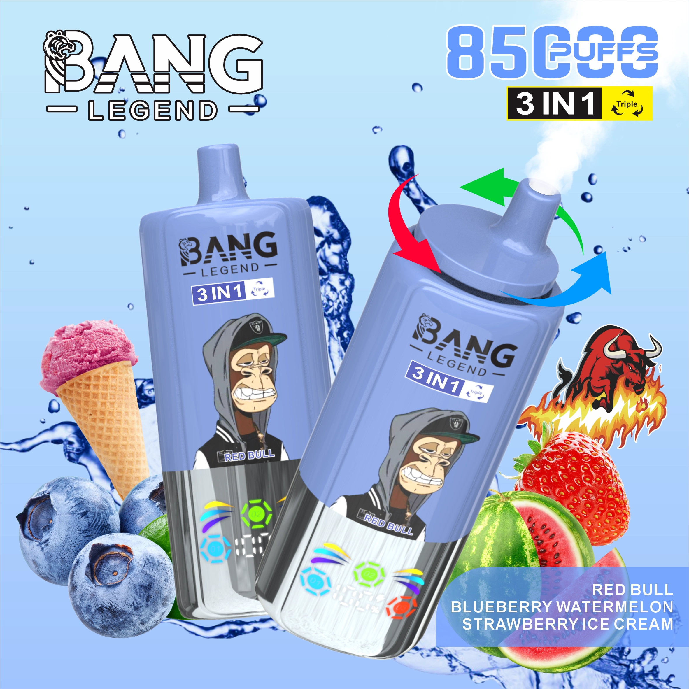 Bang Legend 85000 Puffs – 3 in 1