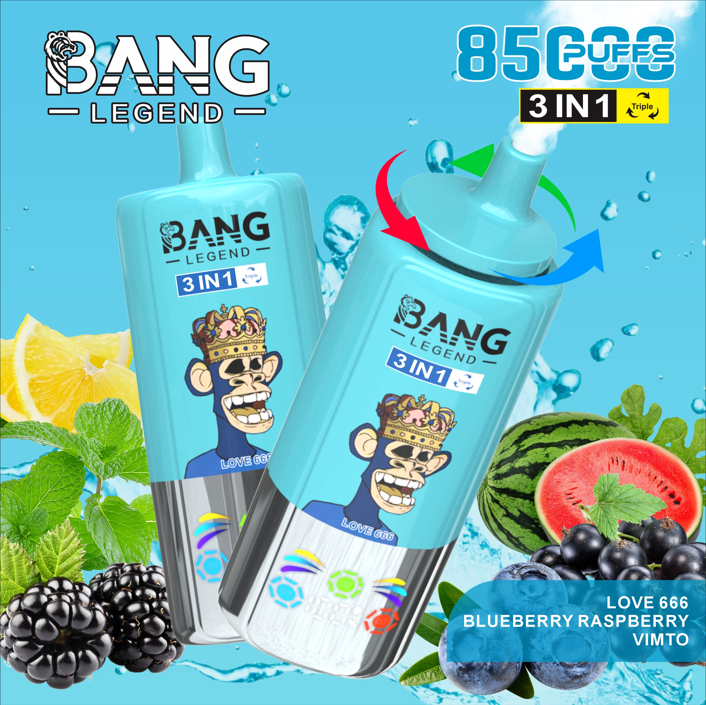 Bang Legend 85000 Puffs – 3 in 1
