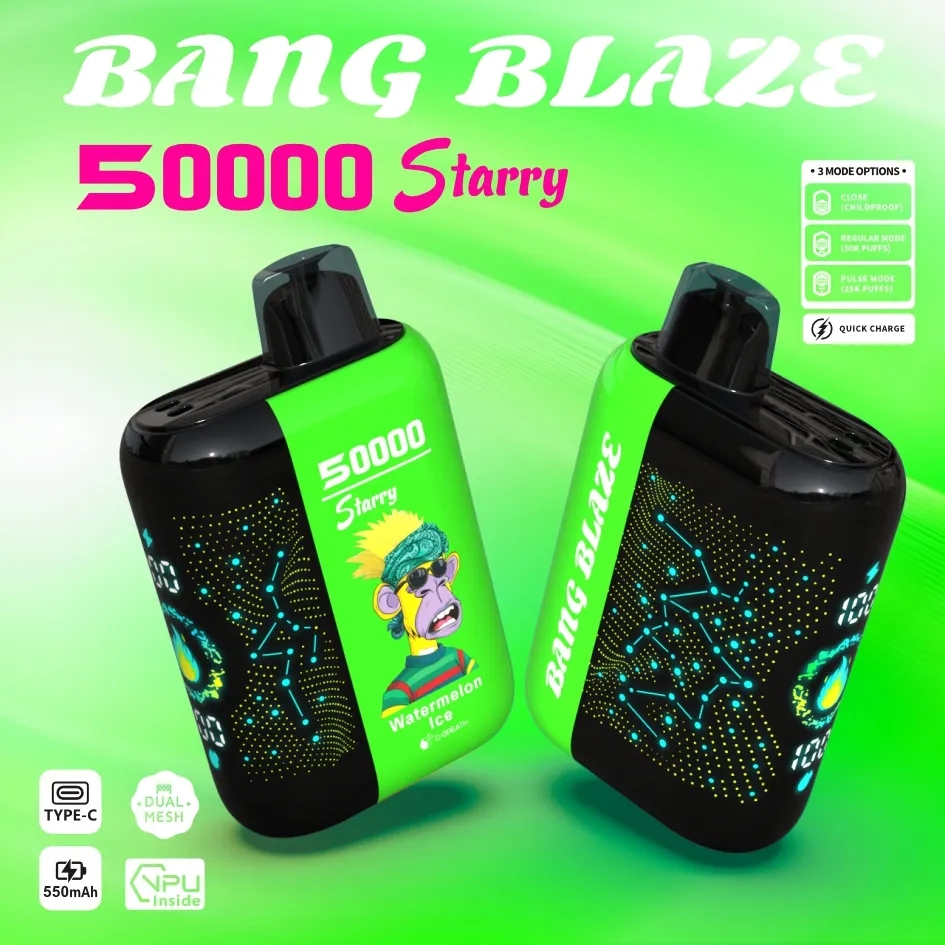 Bang Blaze 50000 Puffs – スターリースクリーン 使い捨てVAPE