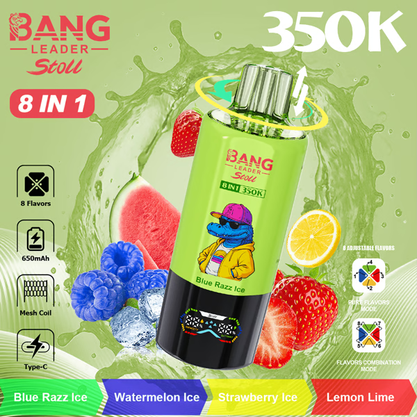 BANG LEADER STOLL 350K– 8 in 1 Flavors