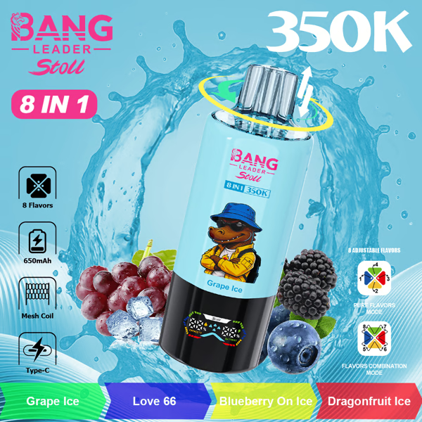 BANG LEADER STOLL 350K– 8 in 1 Flavors
