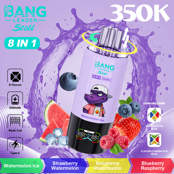 BANG LEADER STOLL 350K– 8 in 1 Flavors