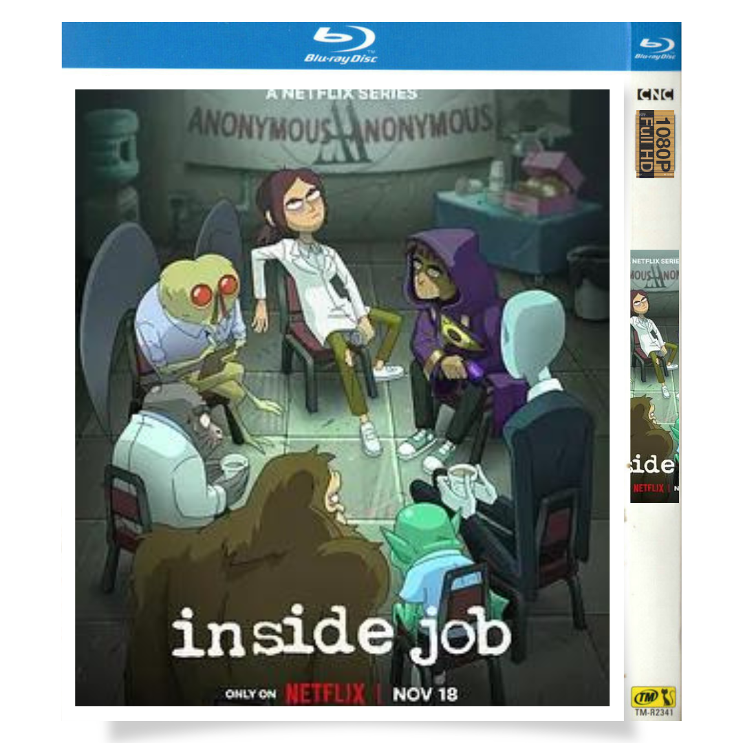 アニメ「インサイド・ジョブ シリーズ2」 日本語字幕ブルーレイ[Blu-ray-BOX] 2-DISC リズ・カプラン クリスチャン・スレイター-華流グッズストア
