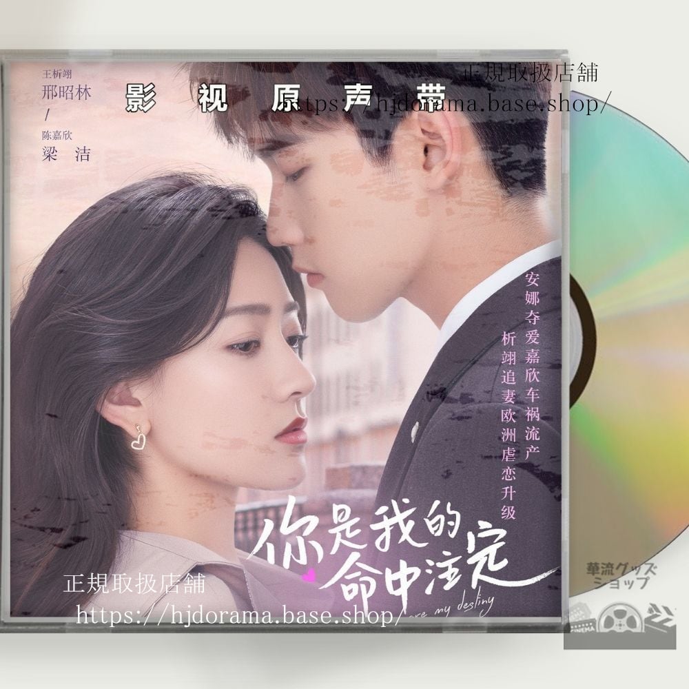 中国ドラマ運命100％の恋 OST1CD 11曲 袮是我命中注定 You are my destiny-華流グッズストア
