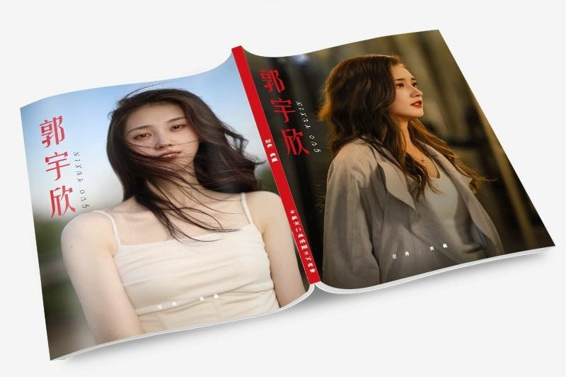 郭宇欣写真集1冊 A4ポスター4枚 しおり4枚 LOMOカード10枚-華流グッズストア
