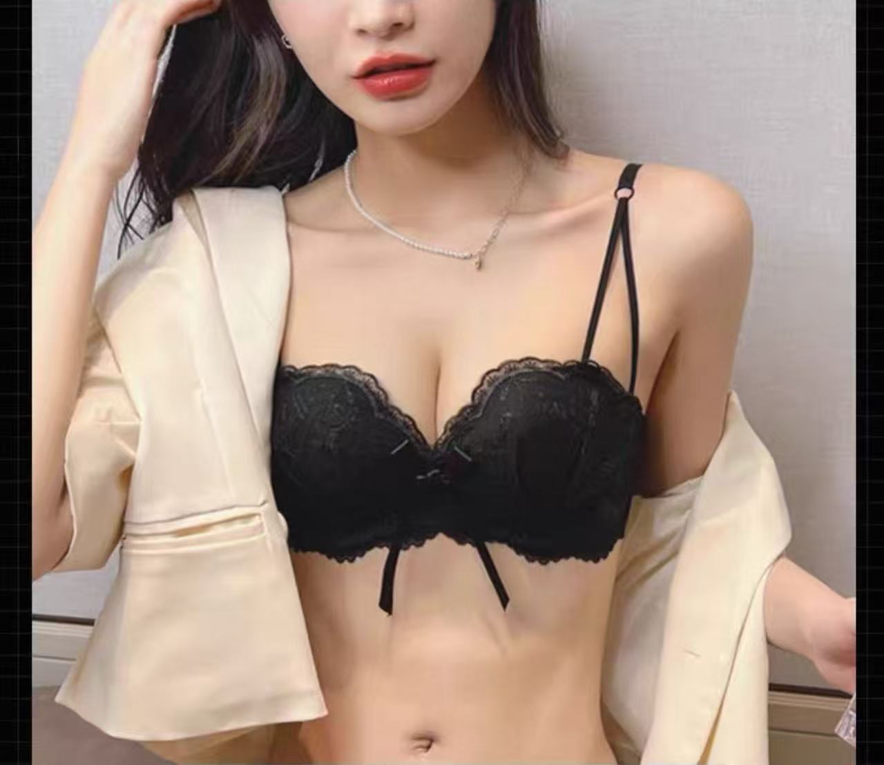 密式穿搭性感半杯內衣