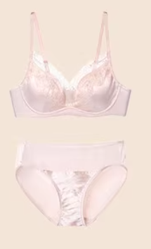 王妃蕾絲法式內衣緞面聚攏性感無鋼圈文胸罩套裝