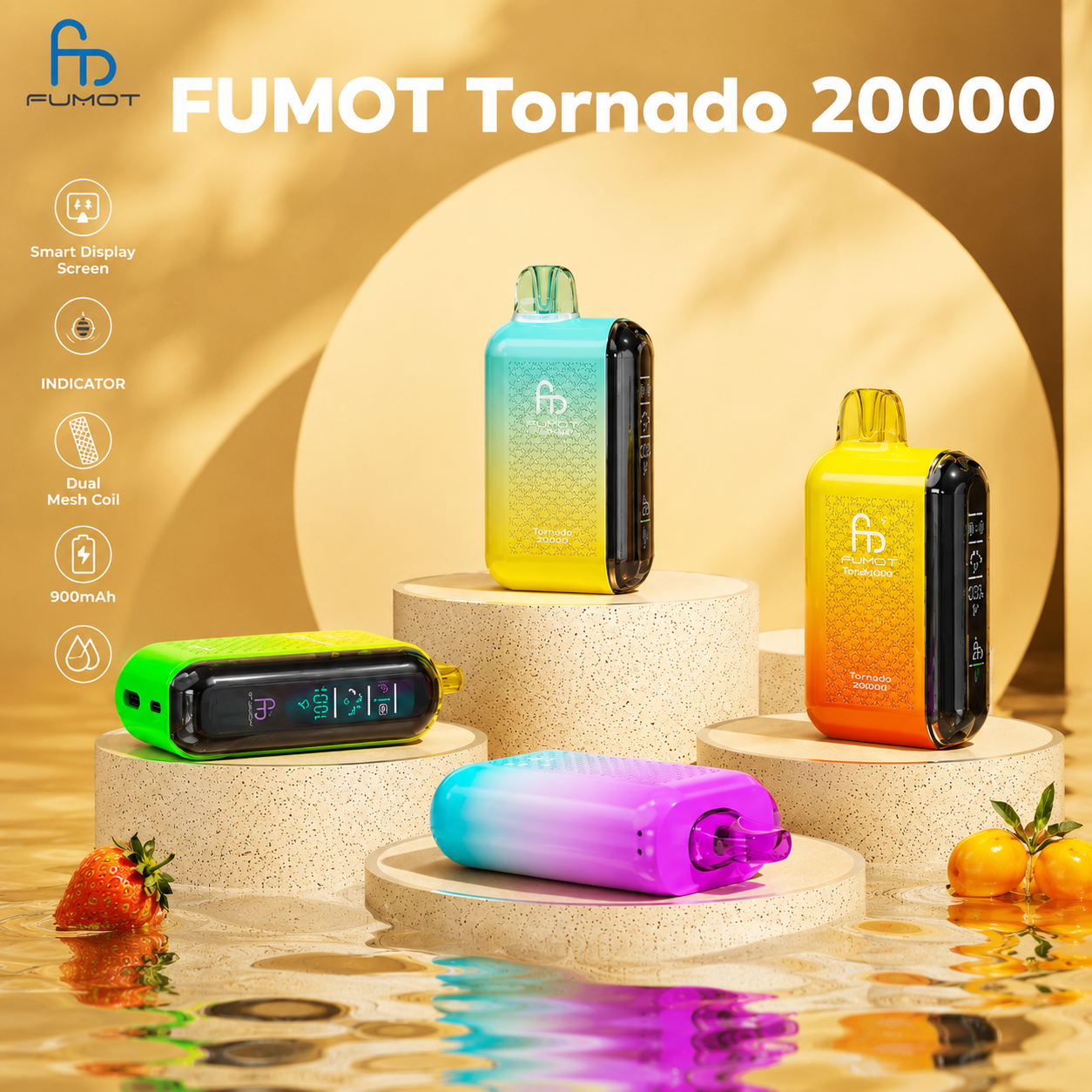 RANDM TORNADO 20000 -  Mango Pineapple