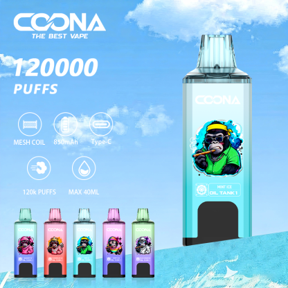 🎁3個セット- COONA 120000パフ 8in1使い捨てVAPE