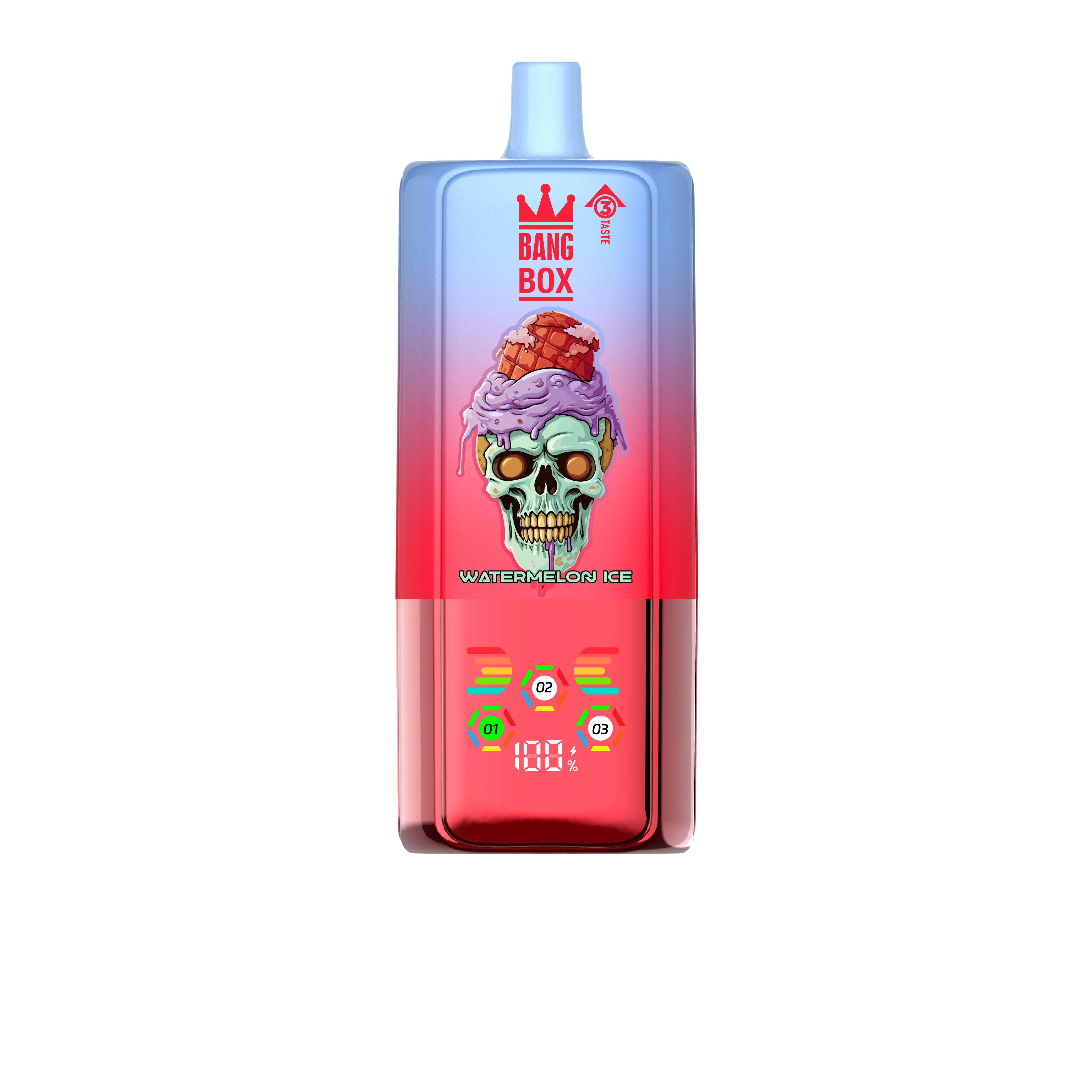 BANG BOX 80000 Puffs 3 in1 Flavor Disposable Vape - Watermelon Ice + Red Bull + Strawberry Kiwi