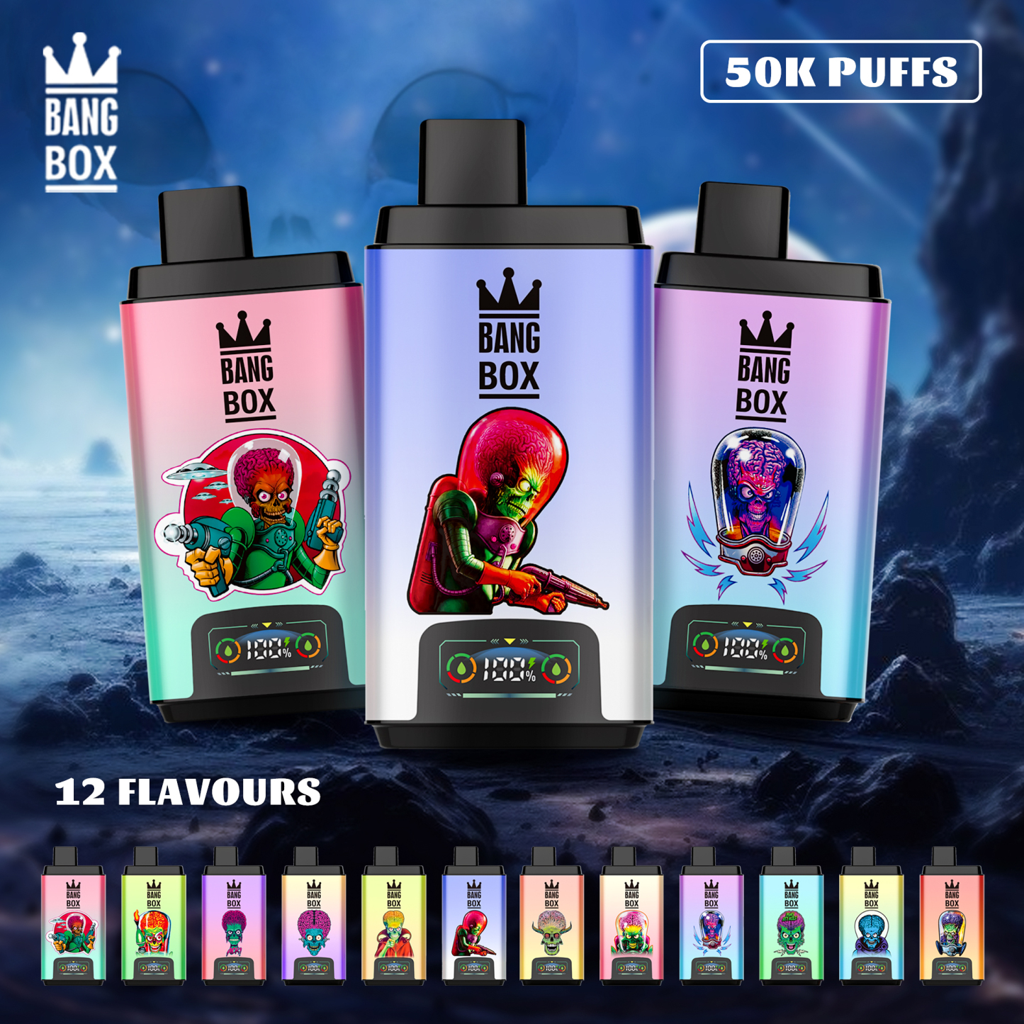 COONA 50000パフ ダブルフレーバー使い捨てVAPE