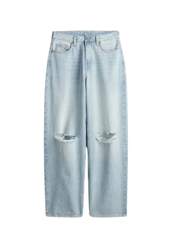 Blue Baggy Jean - UrbanClubCo.