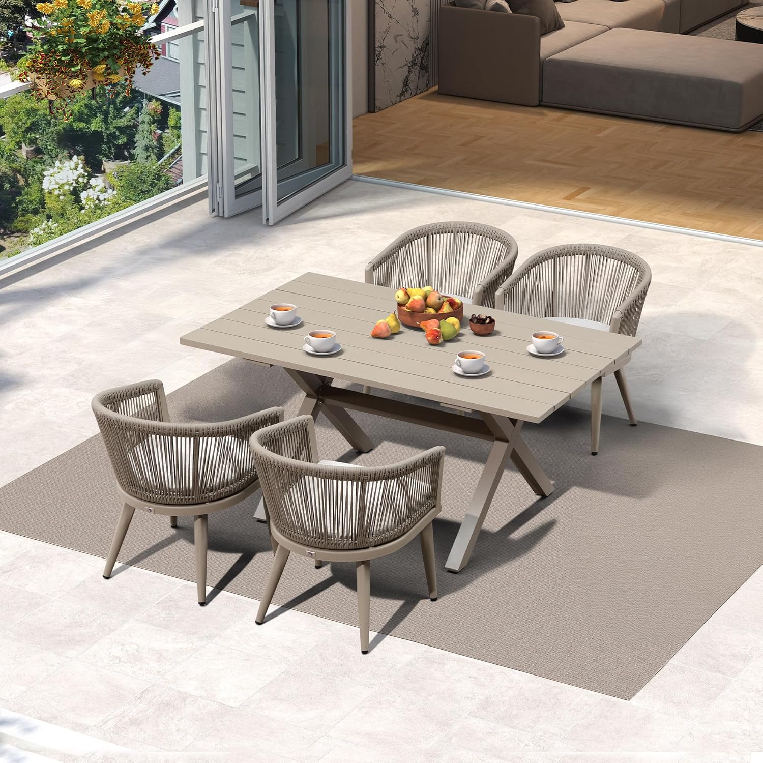 Outdoor Dining Set for 4