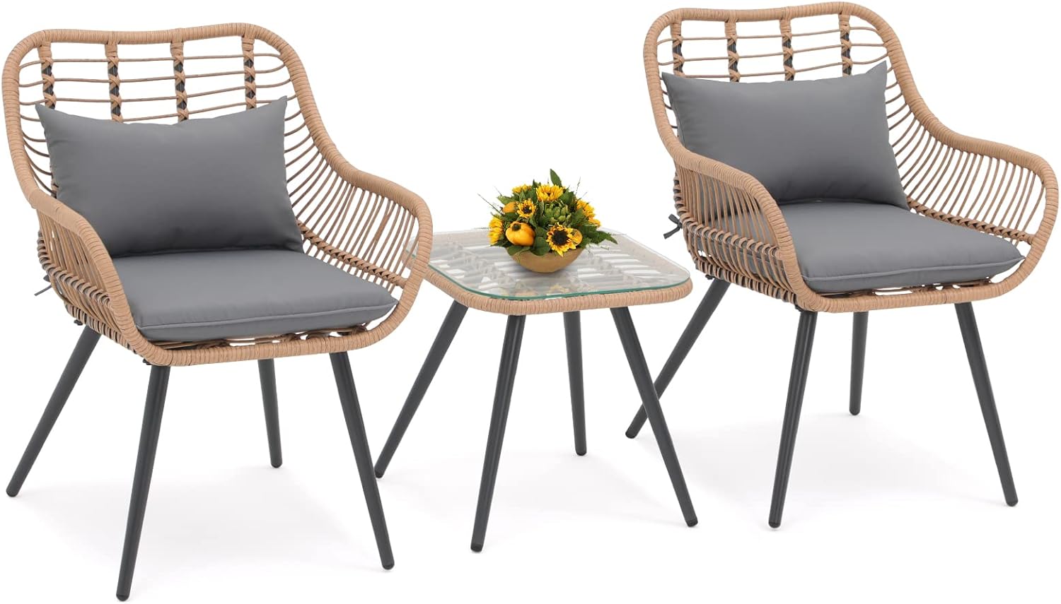 3 Piece Patio Bistro Set
