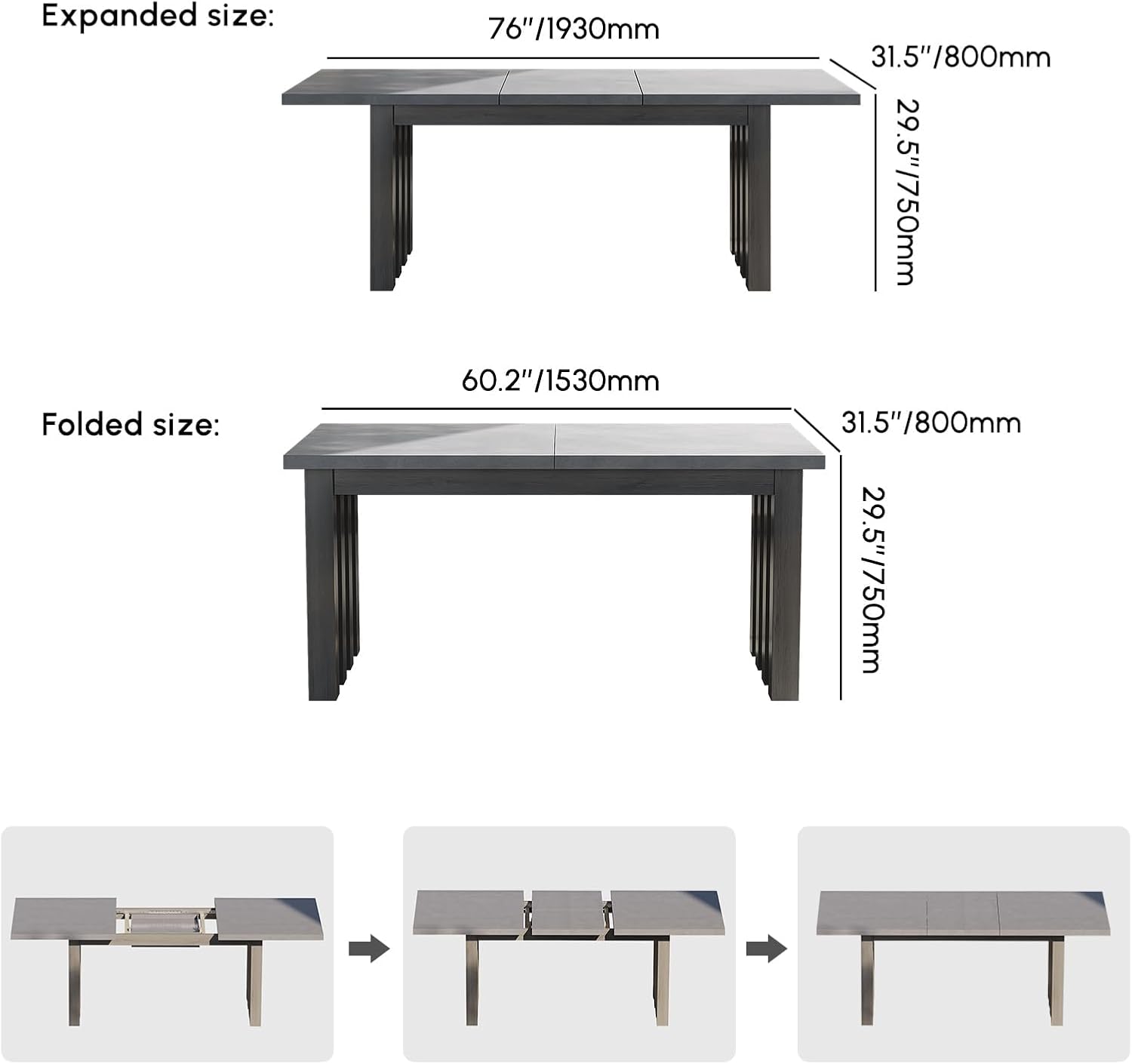 7 Piece Outdoor Patio Dining Table Set