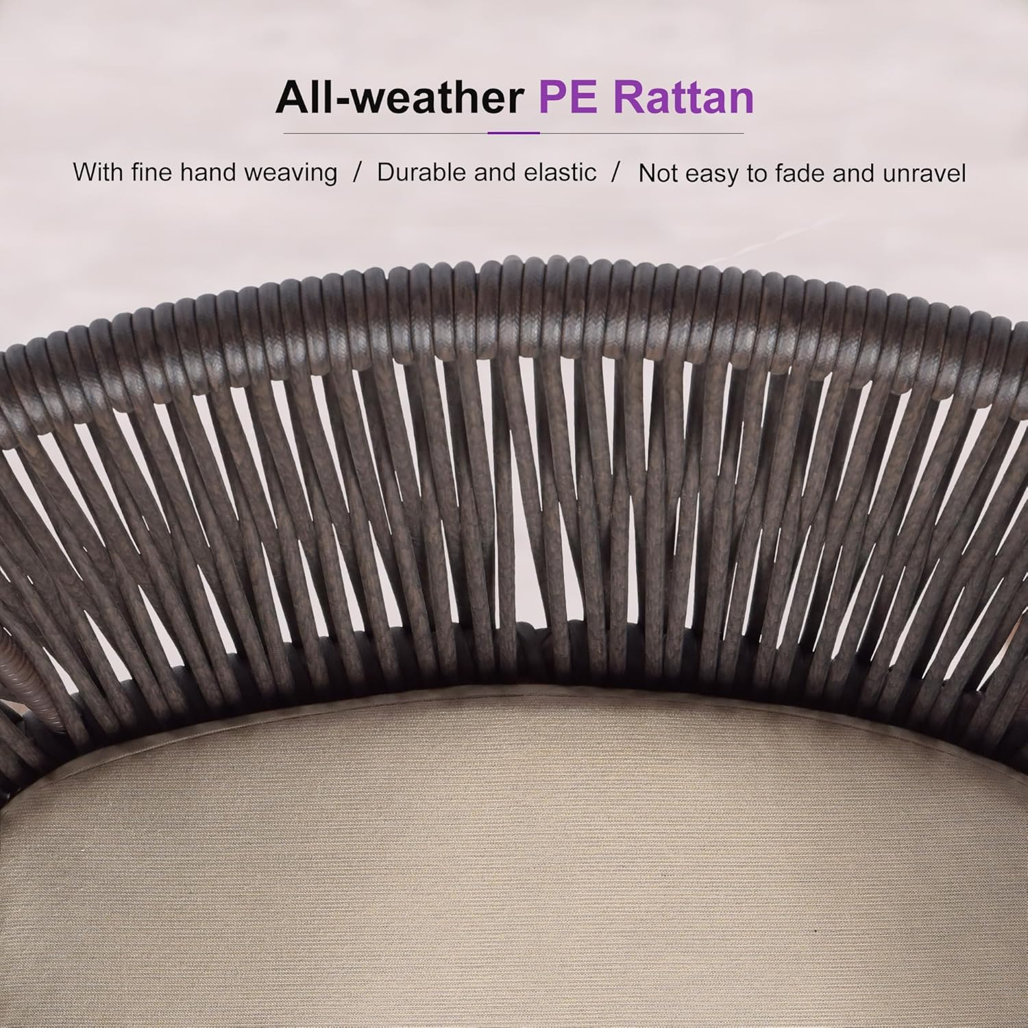 2 Pieces Outdoor Dining Chair