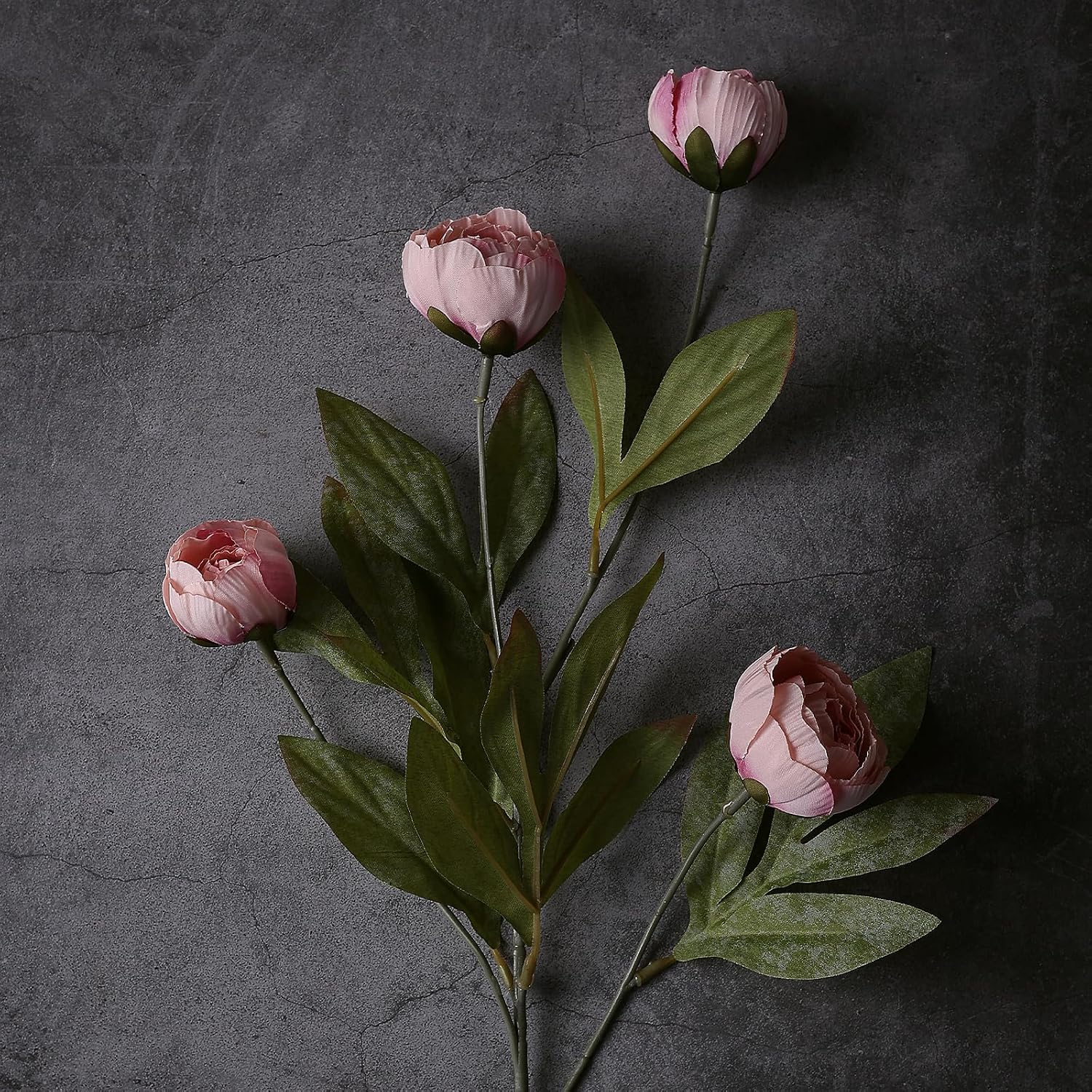 12 Pcs 27" Faux Silk Peony Artificial Flowers Stems for Vase | Bulk Fake Peonies Branches with Stems, for DIY Bouquet Table Centerpieces Wedding Fillers Arrangements Shower Home Decoration