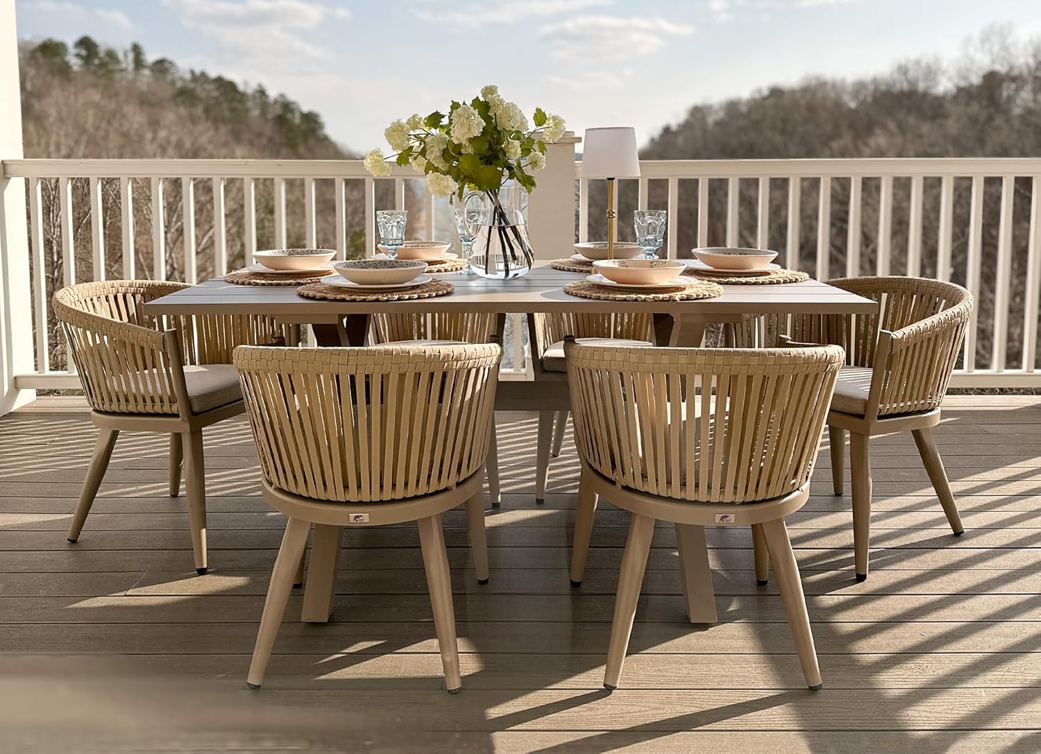 7 Pieces Outdoor Dining Set 