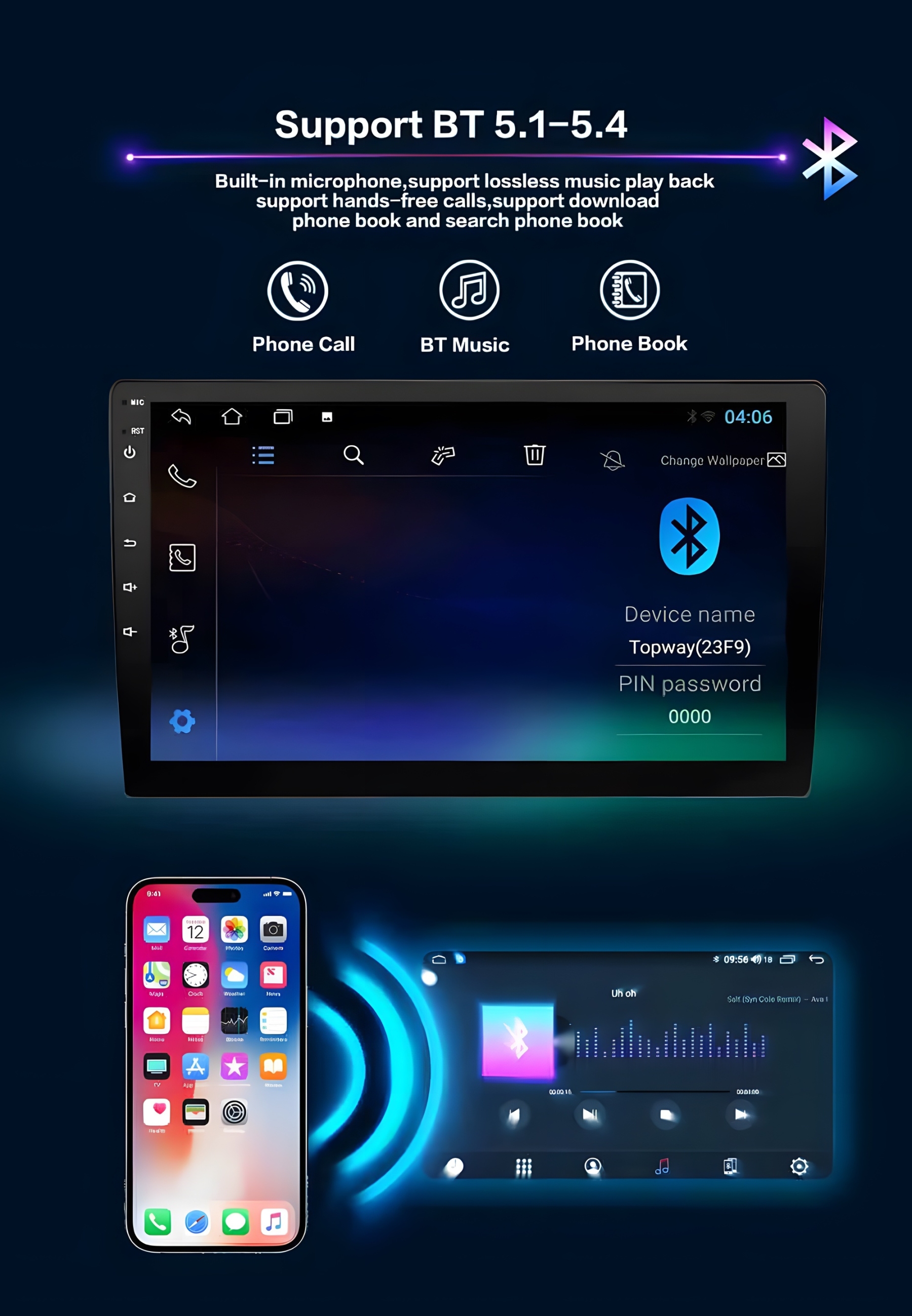 2Din Android 8+128G 4G WIFI For Toyota Fortuner HILUX Revo Vigo 2007-2015 Autoradio Multimedia Player