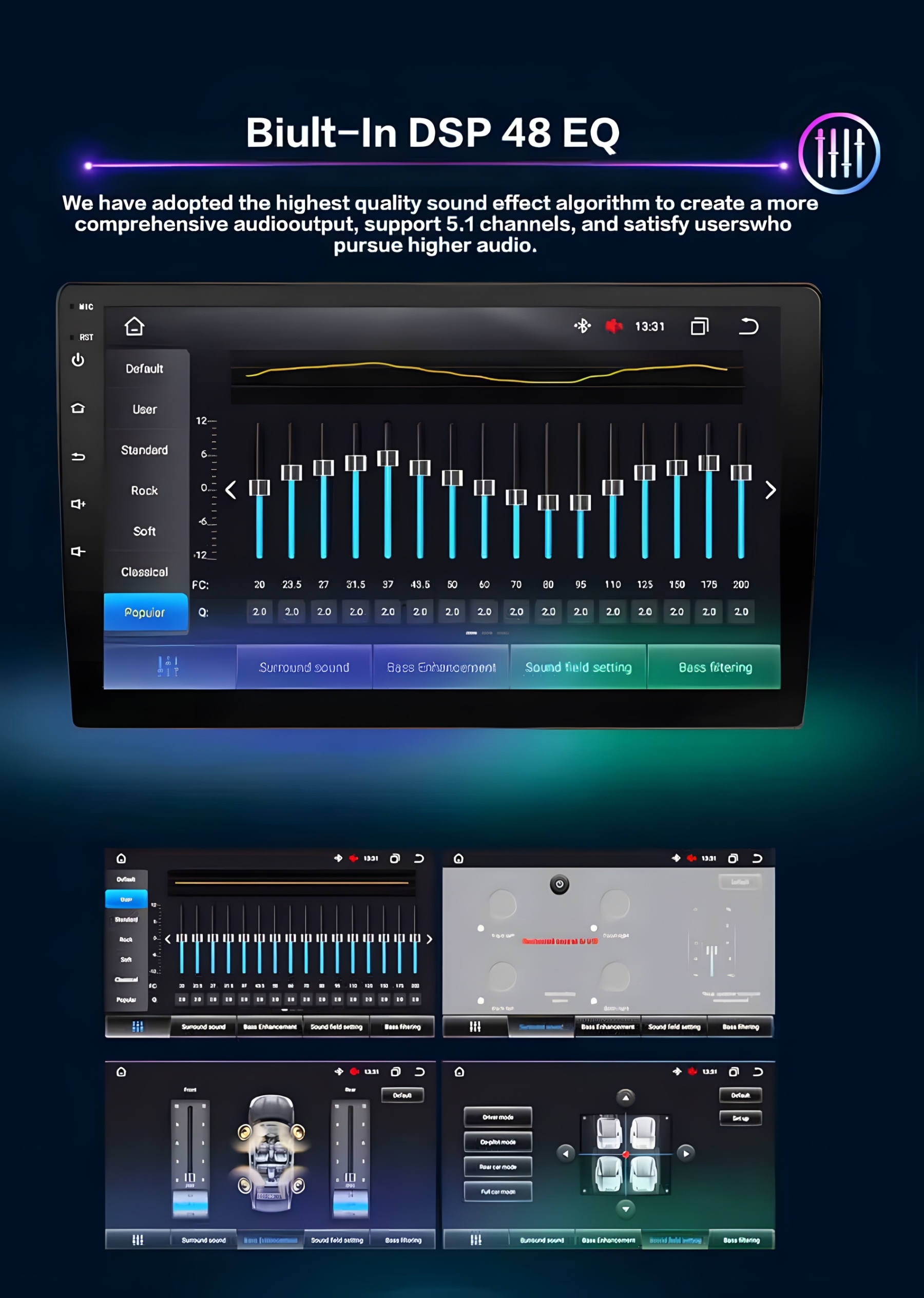 2Din Android 8+128G 4G WIFI For Toyota Fortuner HILUX Revo Vigo 2007-2015 Autoradio Multimedia Player
