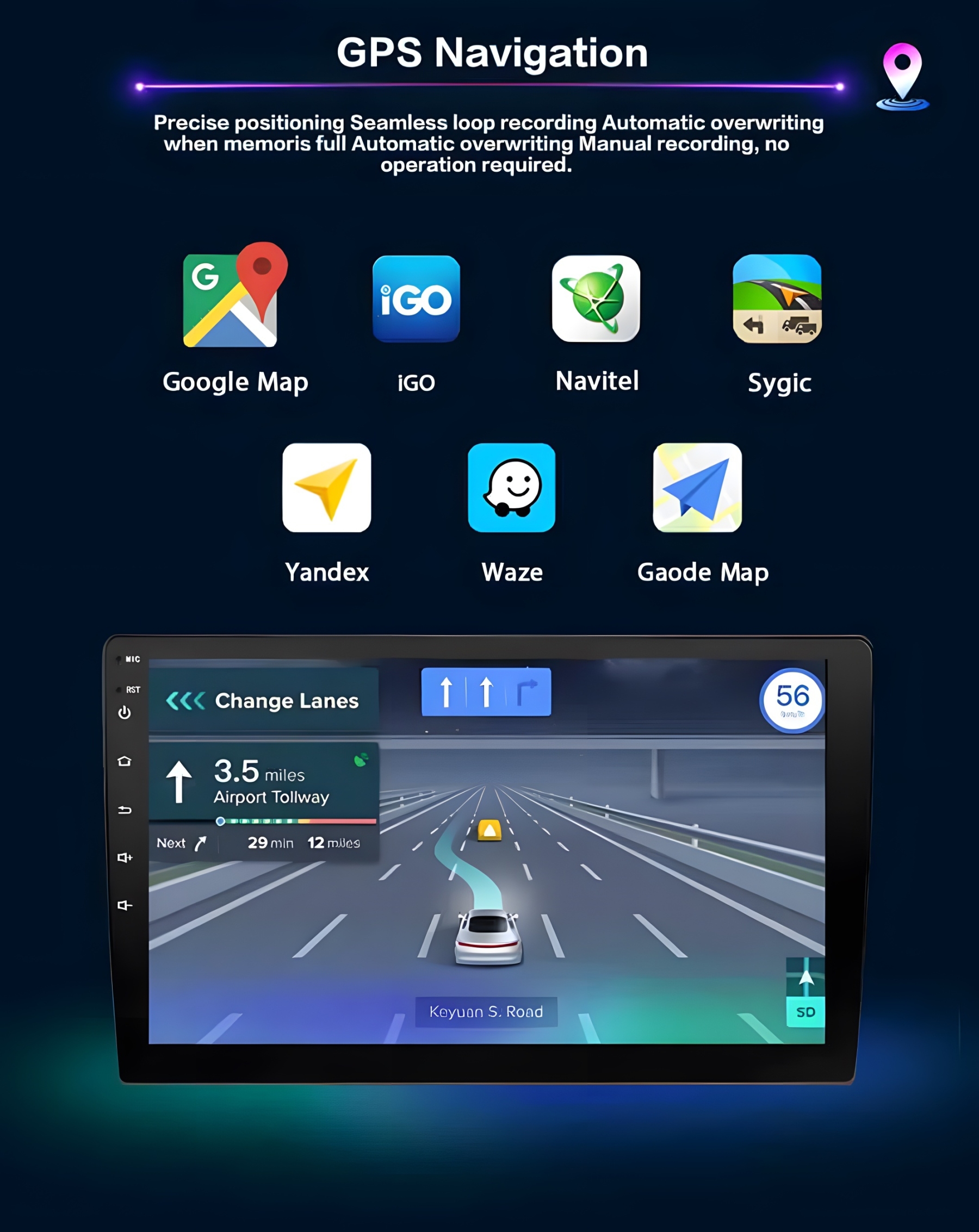 2Din Android 8+128G 4G WIFI For Toyota Fortuner HILUX Revo Vigo 2007-2015 Autoradio Multimedia Player