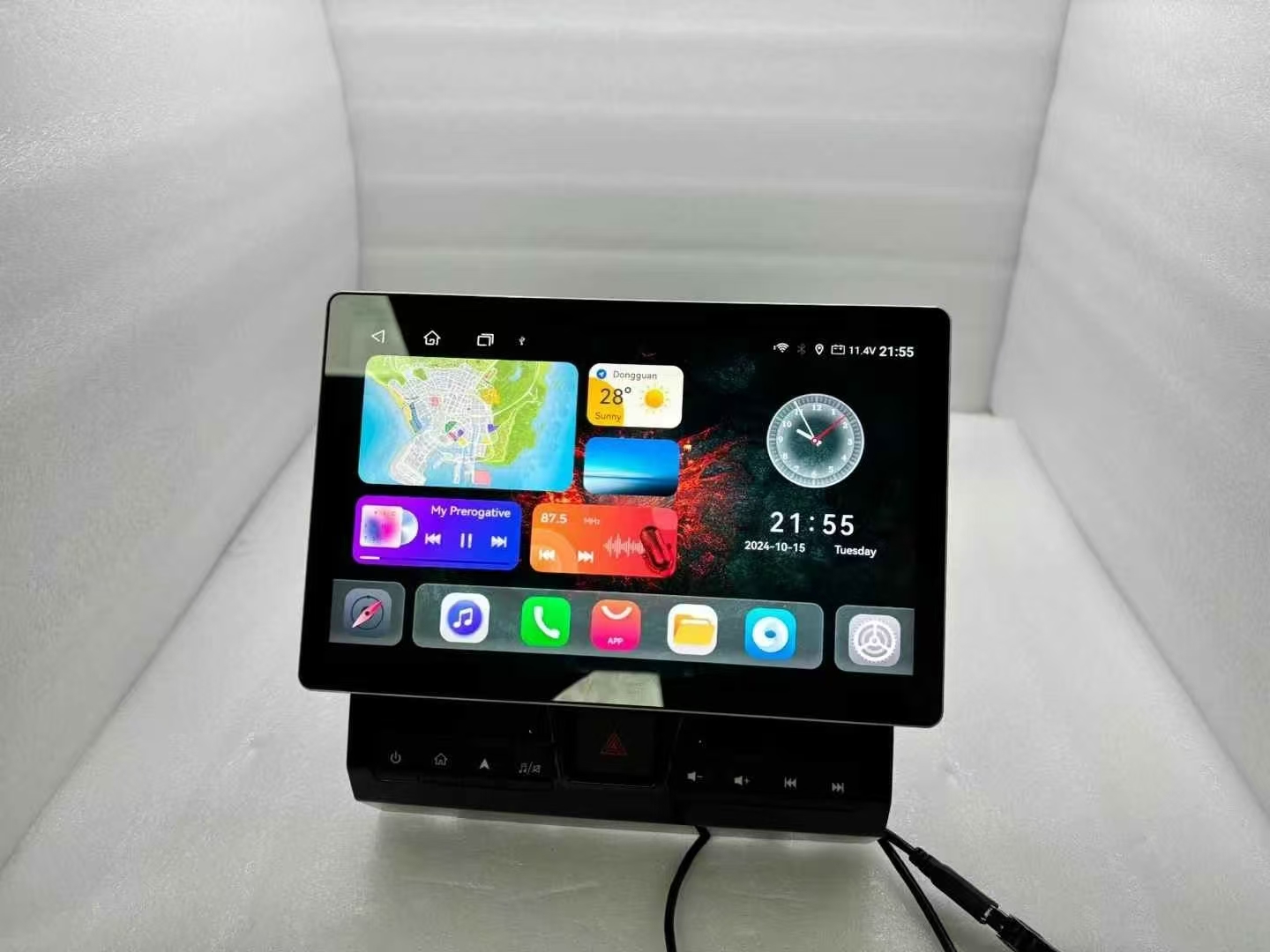 Carplay Android Auto Wireless 11.5" For Toyota Land Cruiser LC70 LC76 LC79 2007-2024 8Core 2K Screen Car Radio Autoradio