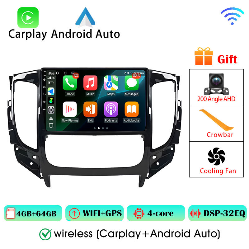Android 16 Player For Mitsubishi Pajero Sport 3 L200 5 Triton 3 2015 2016 2017 2018 2019 Autoradio Car Radio
