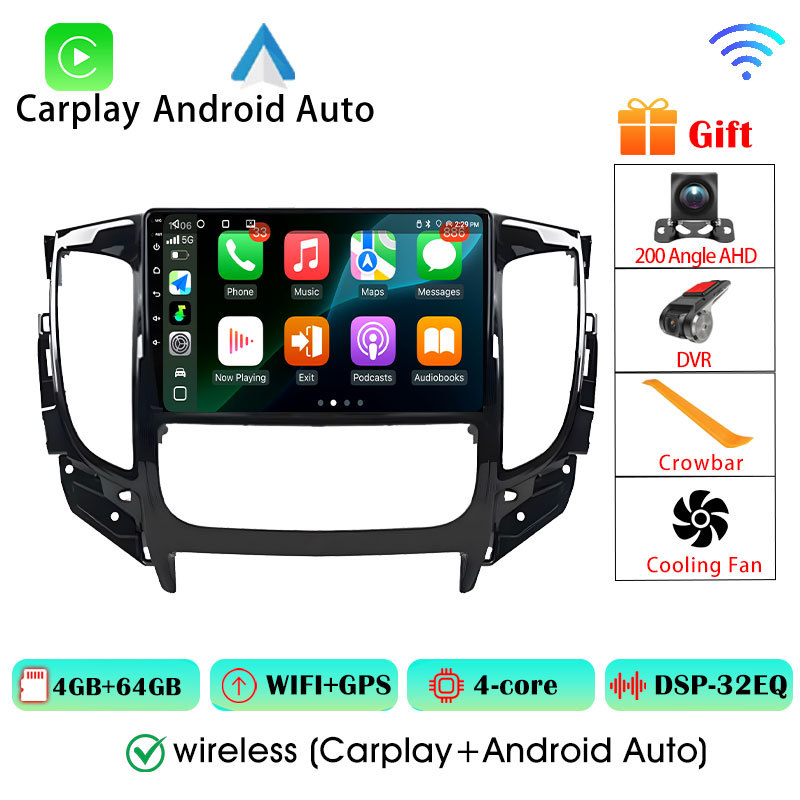 Android 16 Player For Mitsubishi Pajero Sport 3 L200 5 Triton 3 2015 2016 2017 2018 2019 Autoradio Car Radio
