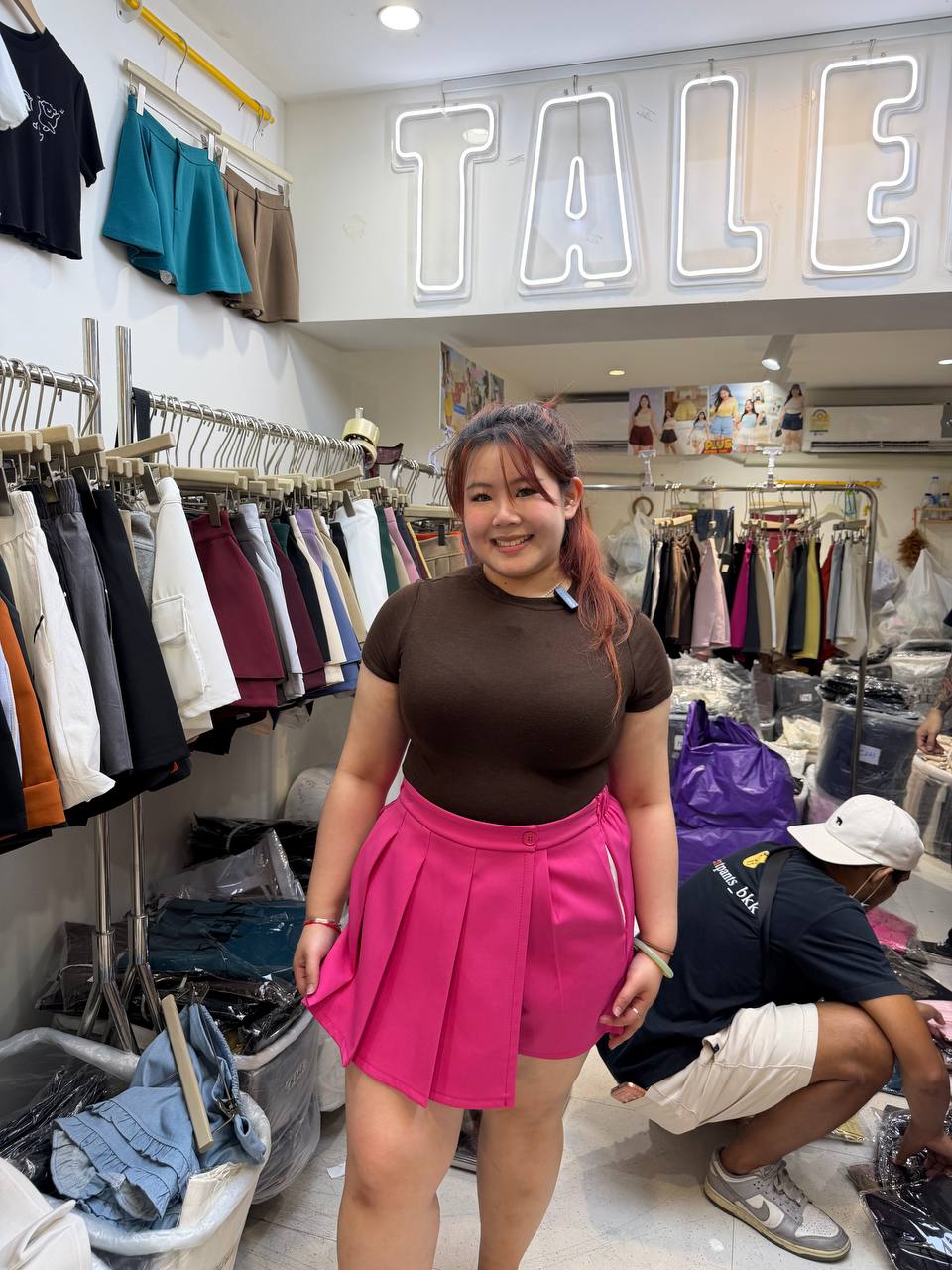 TA111 Hot Pink Skort