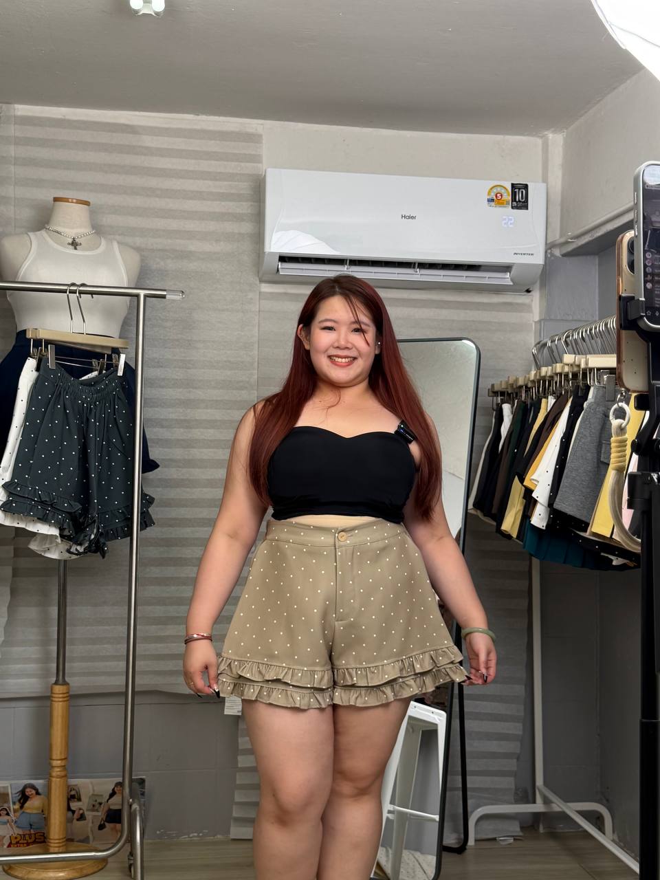 TA120 polka dot Shorts