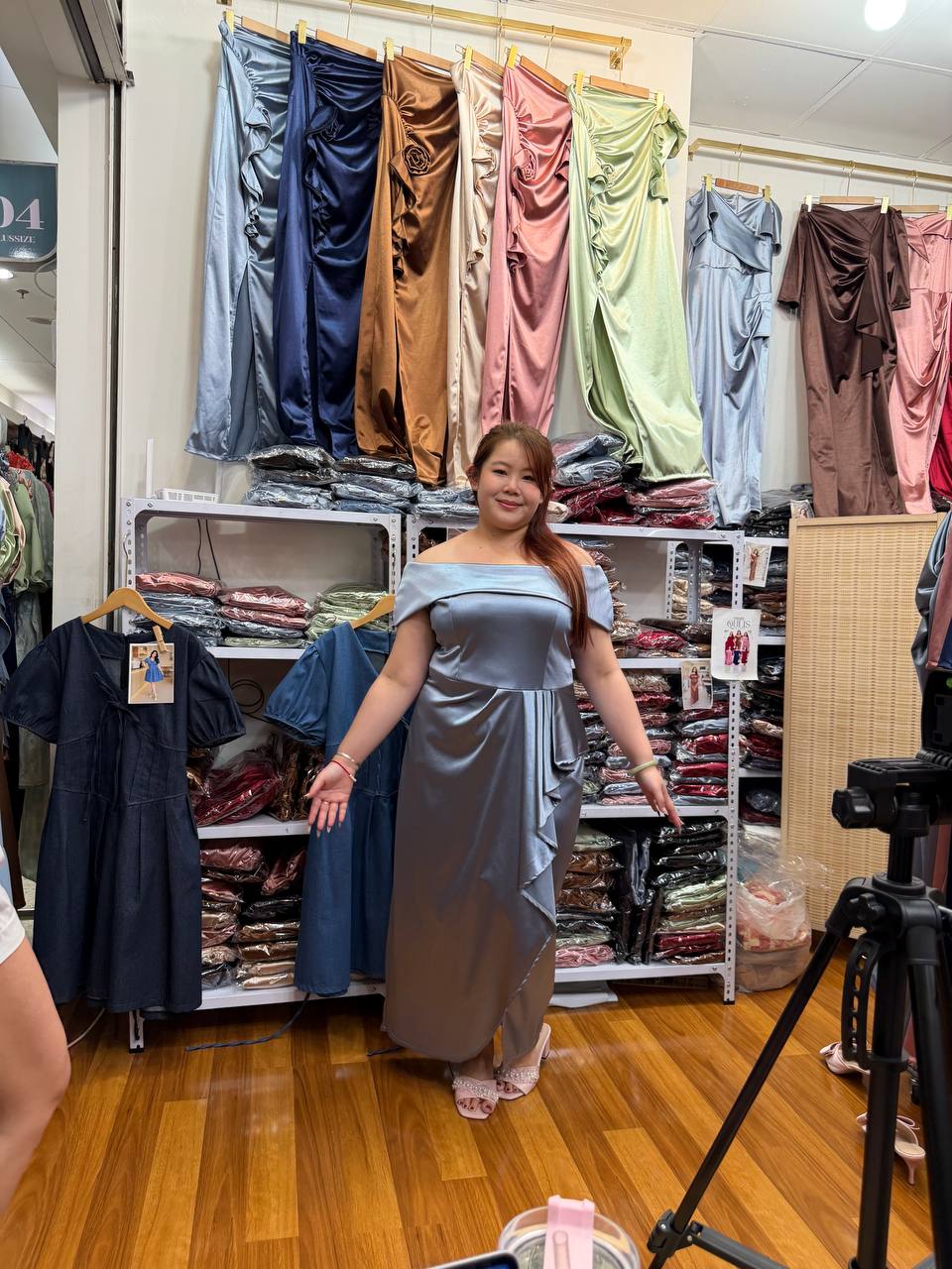 DR3 Satin dinner dress