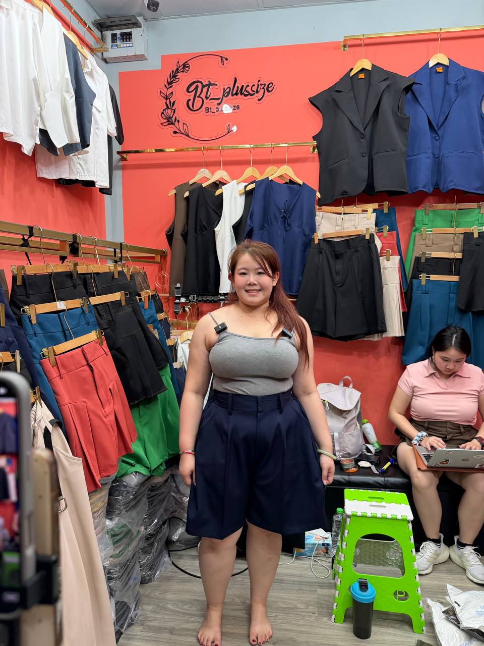BT295 High waist 4分 pants 