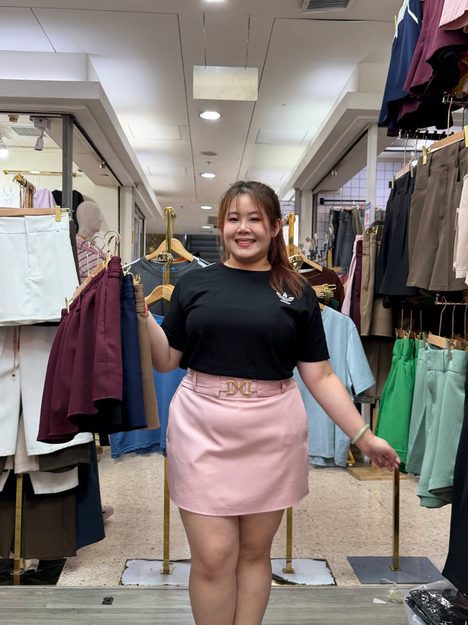 BT311 Dodo High waist short skirt with lining 