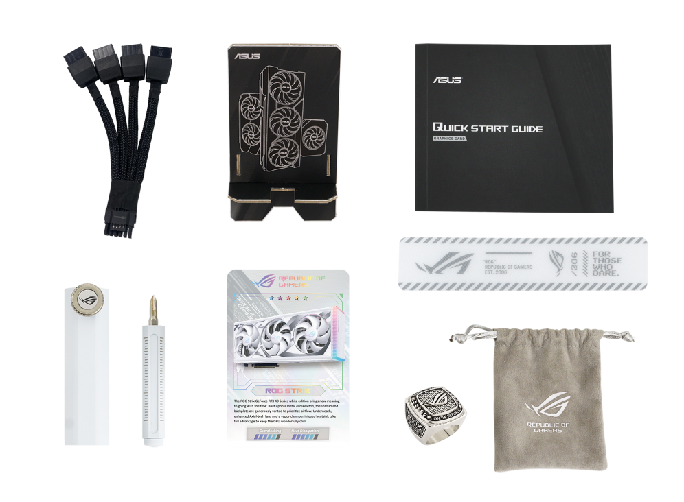 ROG Strix GeForce RTX™ 4090 24GB GDDR6X White OC Edition
