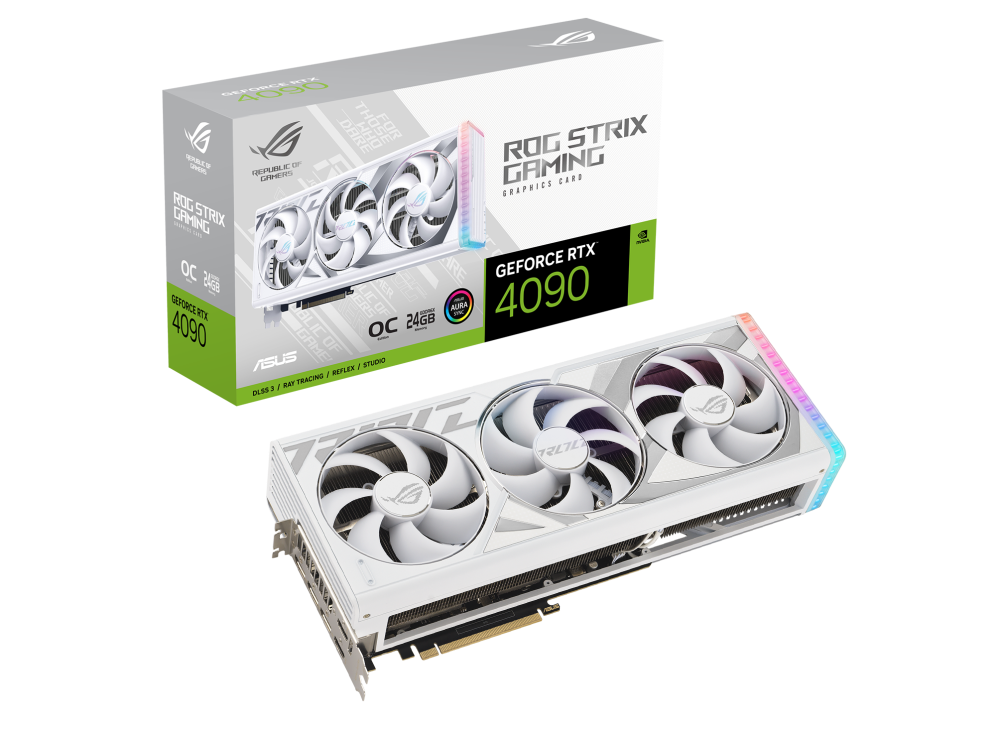 ROG Strix GeForce RTX™ 4090 24GB GDDR6X White OC Edition
