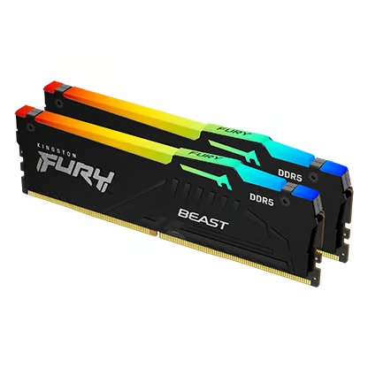 Kingston FURY Beast RGB DDR5 32GB (16GB x 2) 6000MHz CL36 #KF560C36BBE2AK2-32