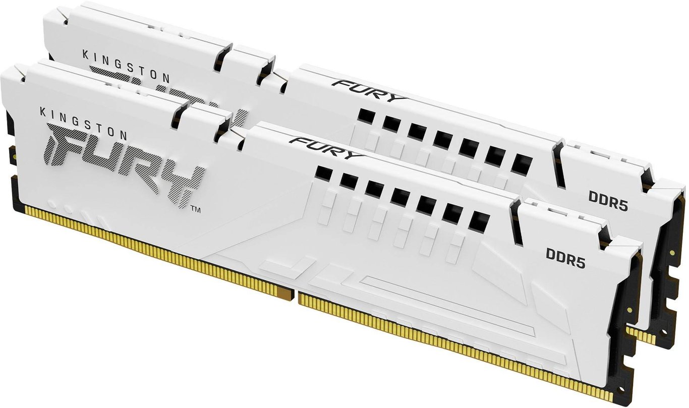Kingston FURY Beast DDR5 White 32GB (16GB x 2) 6000MHz CL30 #KF560C30BWEK2-32