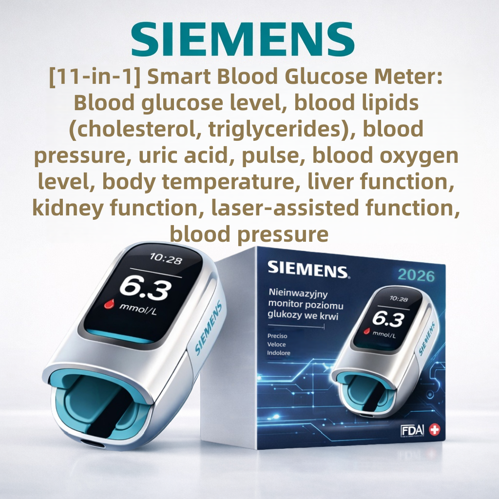 🔥Advanced German Technology 2026🔥 Siemens™ Non-Invasive Smart Glucometer: Fast, Painless, and Needle-Free Blood Glucose Measurement🔥