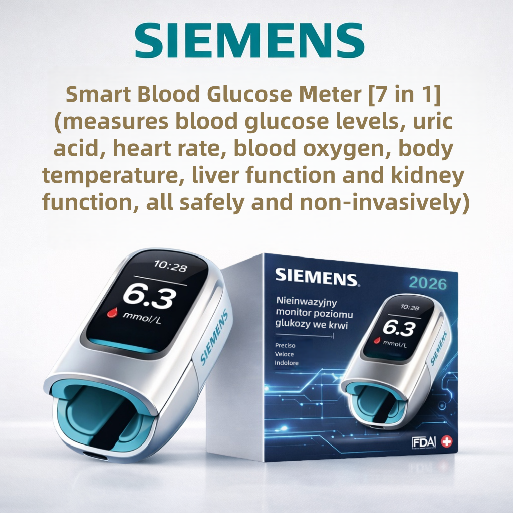 🔥Advanced German Technology 2026🔥 Siemens™ Non-Invasive Smart Glucometer: Fast, Painless, and Needle-Free Blood Glucose Measurement🔥