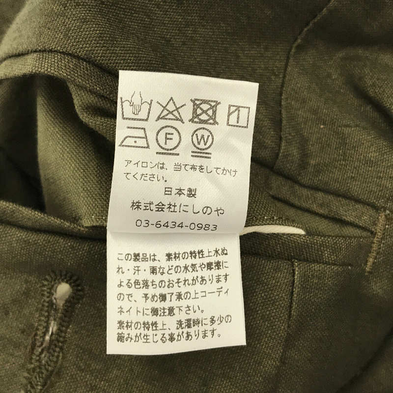 美品】 NEAT / ニート | テントクロス オーバーオール | L | オリーブ