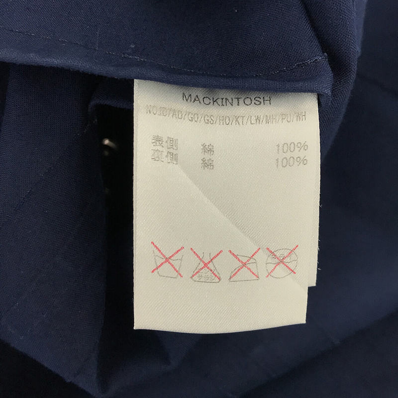 MACKINTOSH / マッキントッシュ | コットン ボンディング ステンカラー