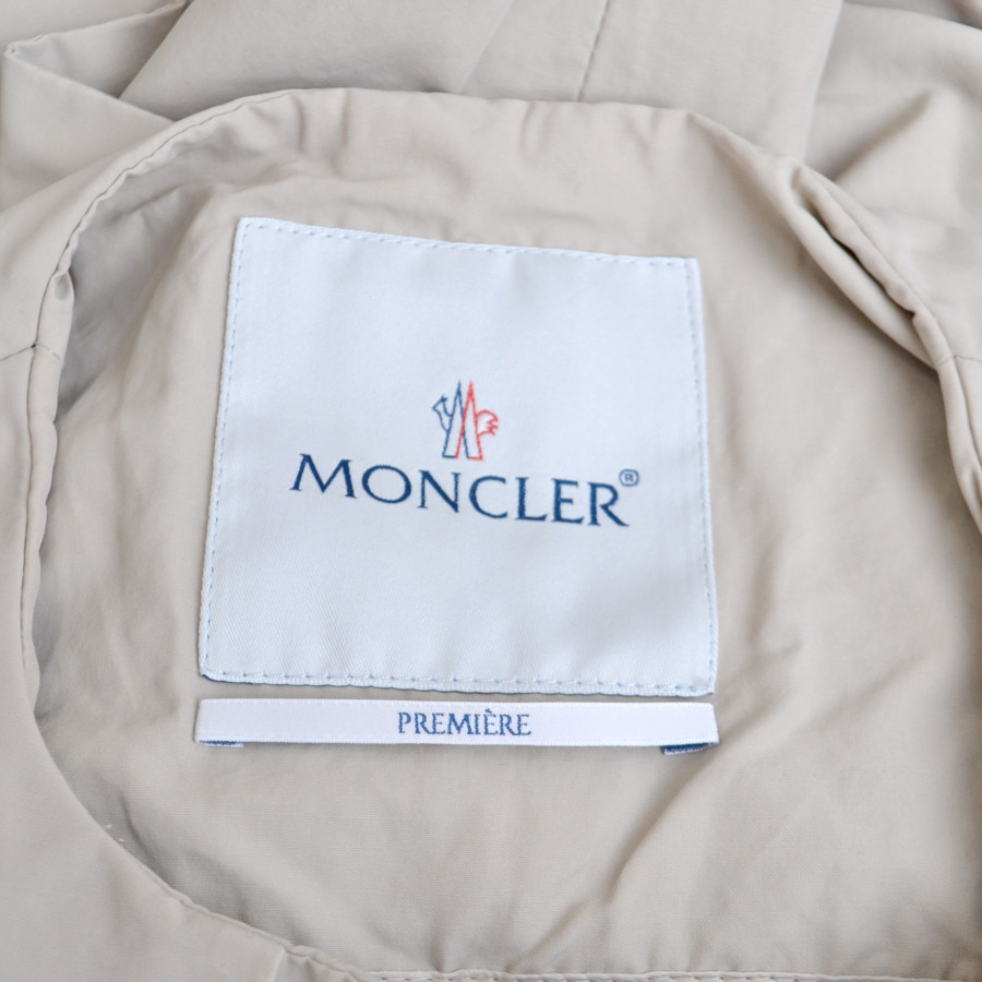 MONCLER / モンクレール | PREMIEREコットンナイロンノーカラートレンチコート | 0 |