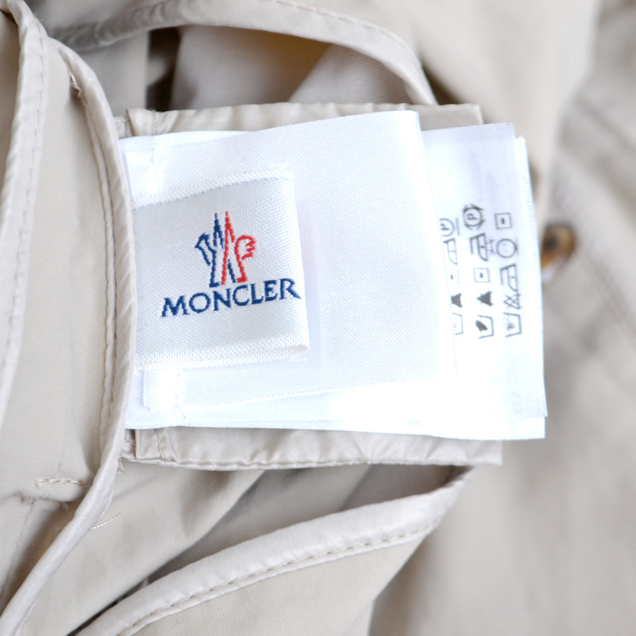 MONCLER / モンクレール | PREMIEREコットンナイロンノーカラートレンチコート | 0 |