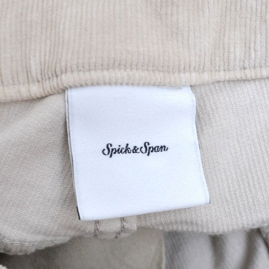 SPICK&SPAN / スピックスパン | 2019年モデル | 裾カットオフコーデュロイスリムストレートパンツ | 34 |