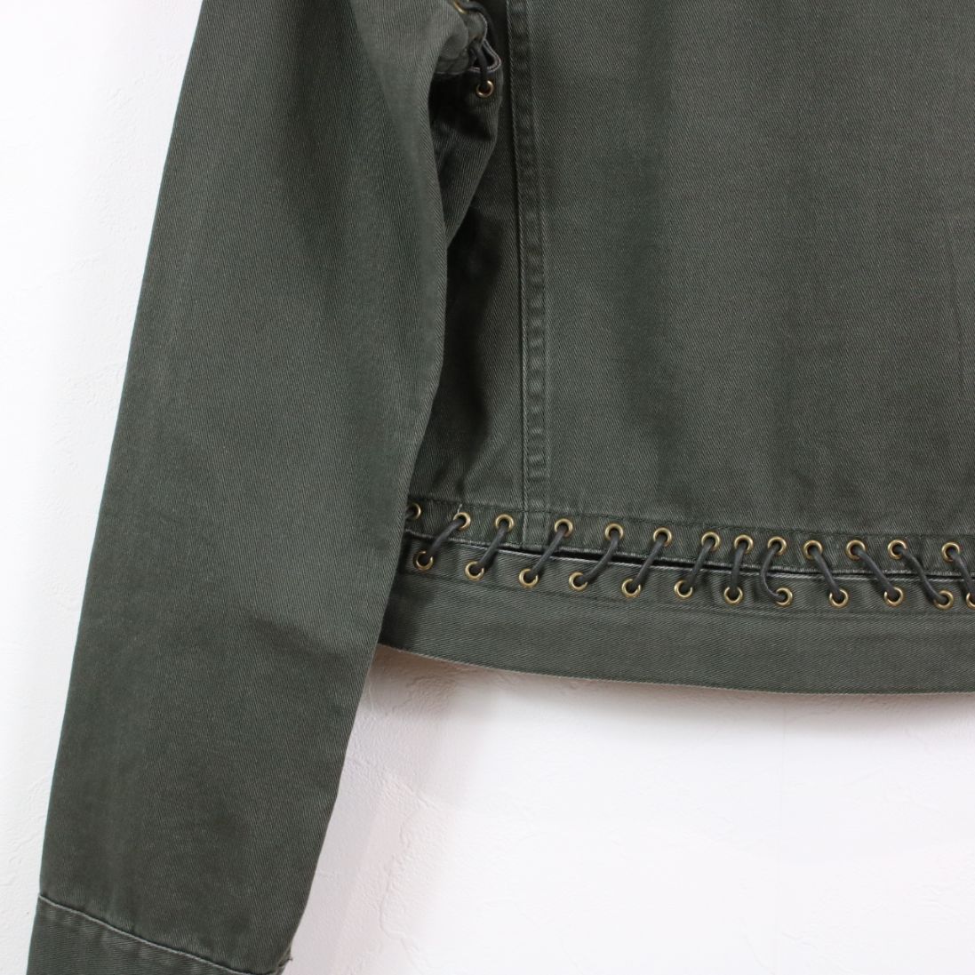 Ameri VINTAGE / アメリヴィンテージ | LACE UP CHIBI MILITARY JACKETミリタリージャケット | M |