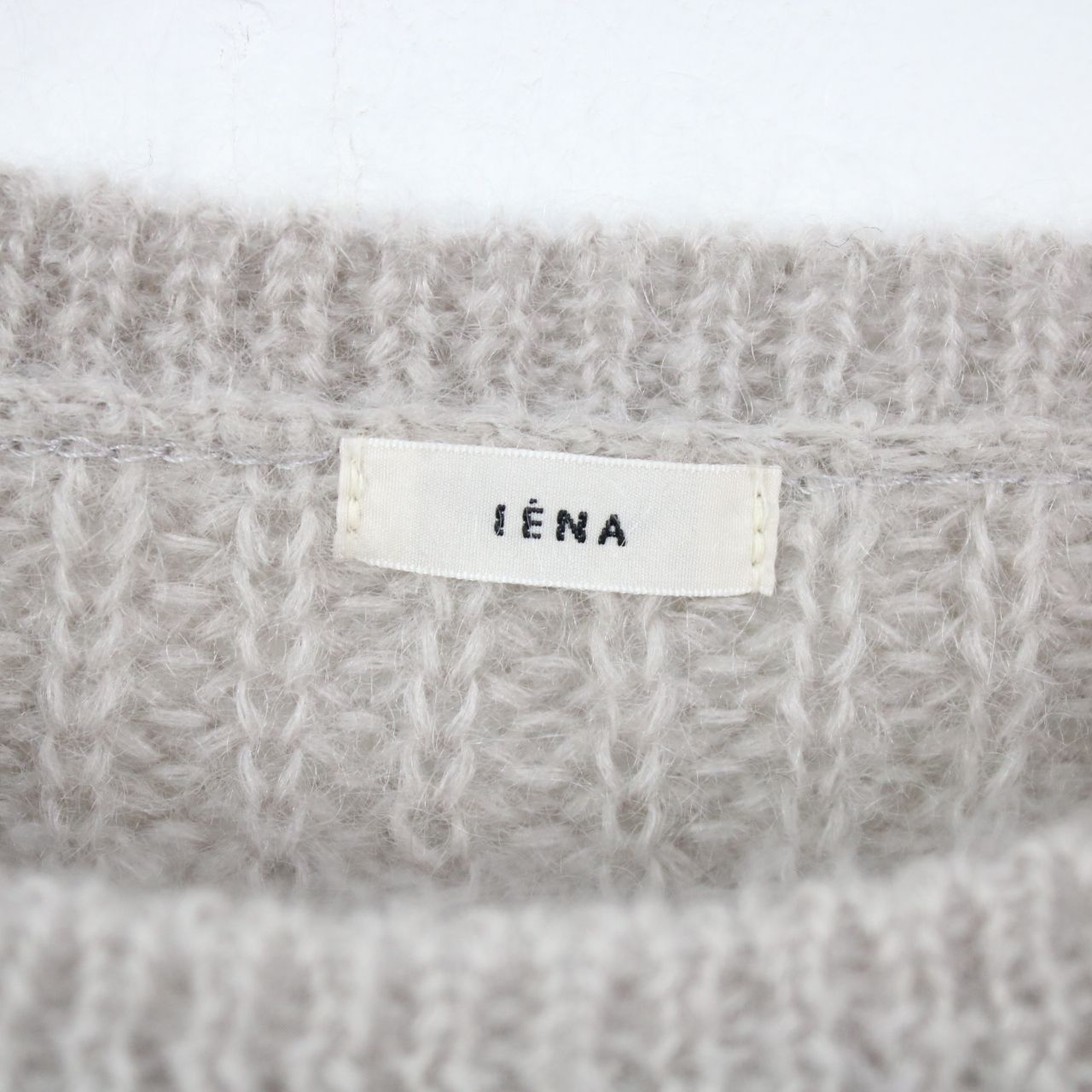 IENA / イエナ | 2019AW | モヘヤ混ボートネックワイドプルオーバー |