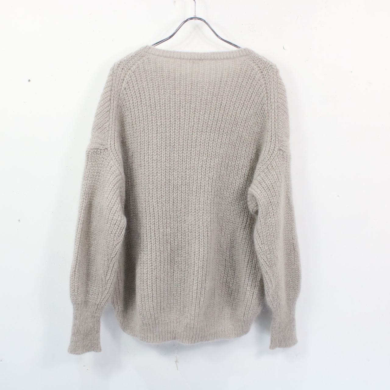 IENA / イエナ | 2019AW | モヘヤ混ボートネックワイドプルオーバー |